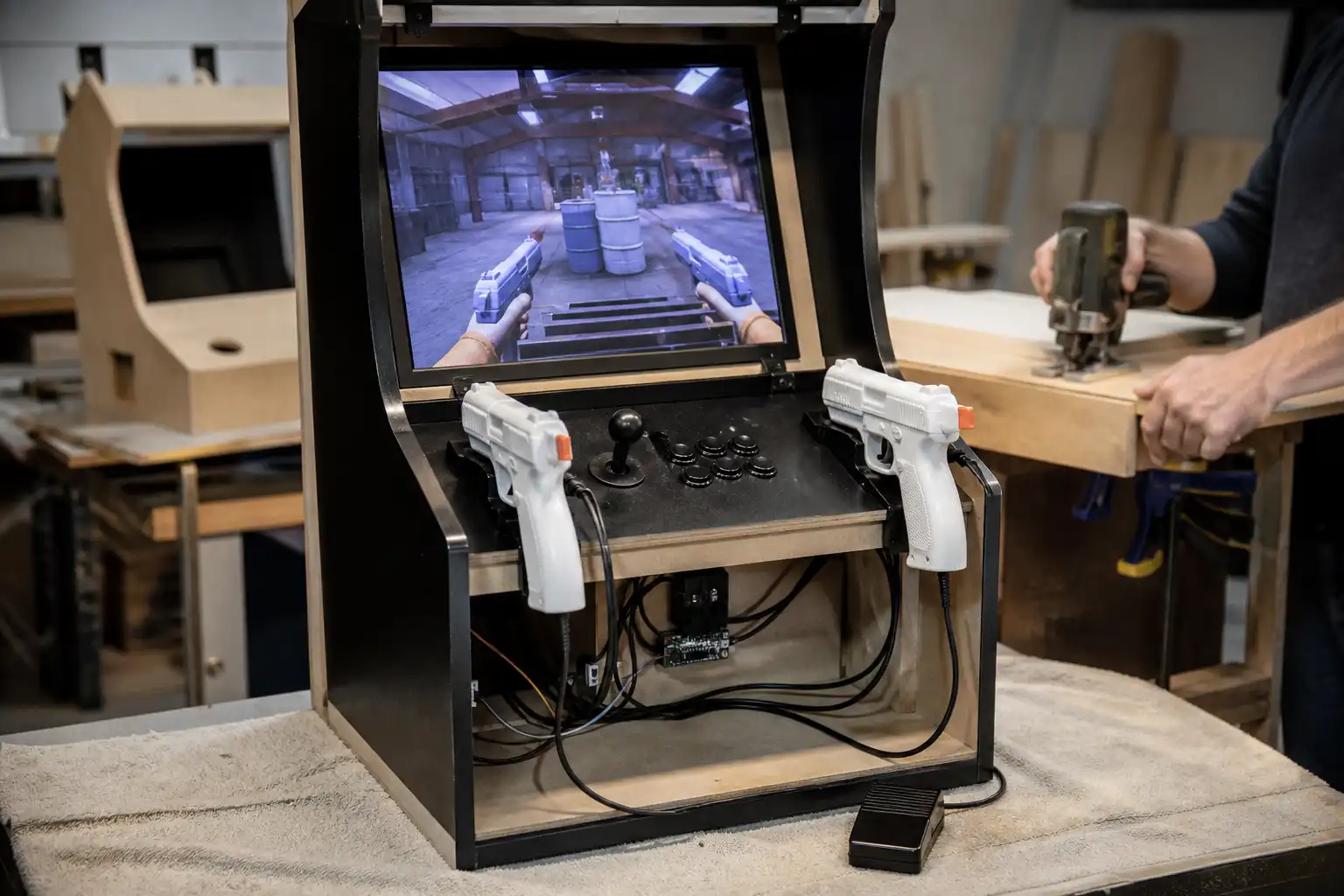 Sinden Lightgun im Arcade-Cabinet mit Batocera einrichten