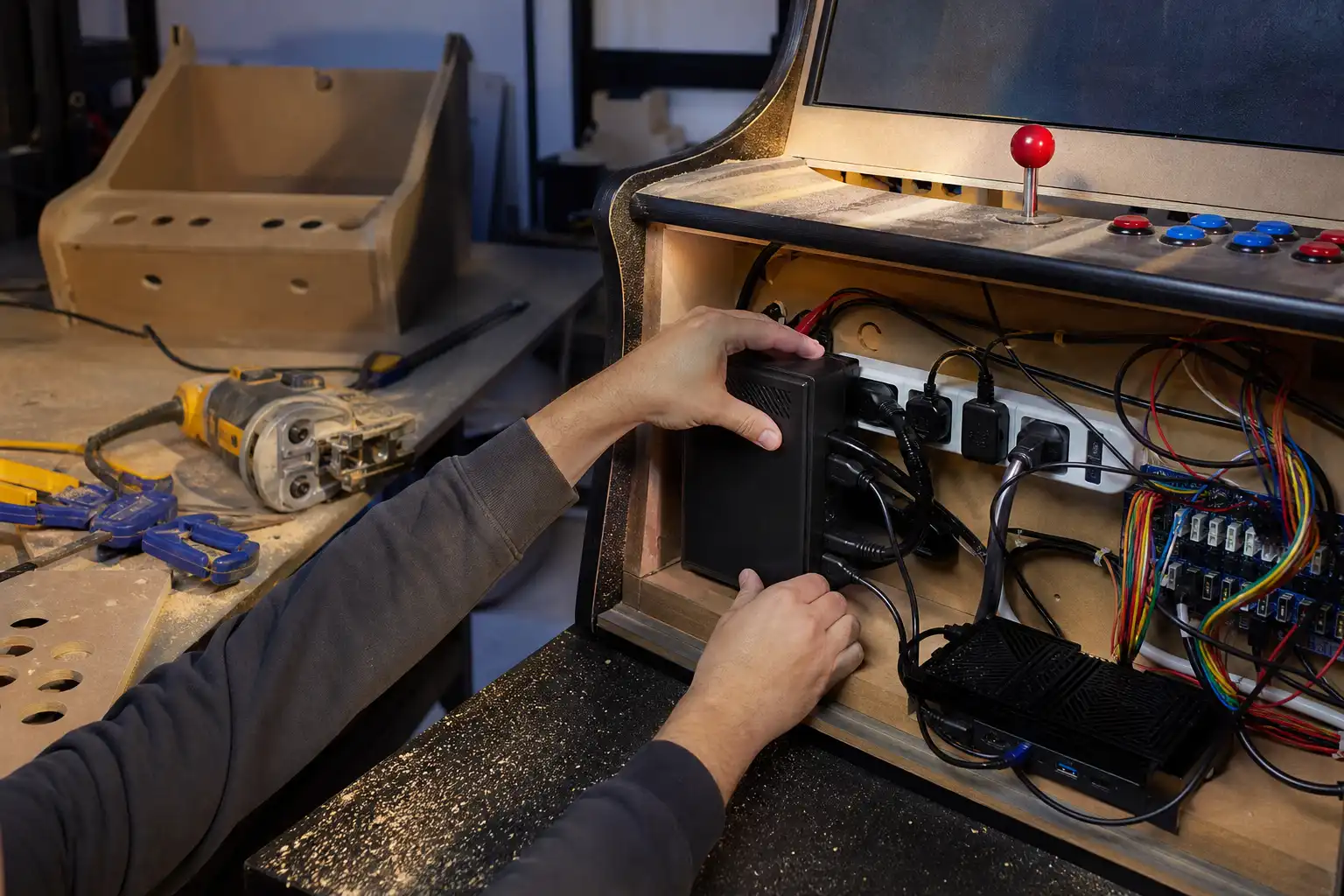 USV im Arcade-Cabinet nachrüsten: Batocera und Windows bei Stromausfall sicher herunterfahren